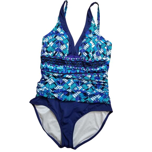Unbranded Women's One Piece Multicolor Swimsuit Size - See Measurements - Picture 1 of 8